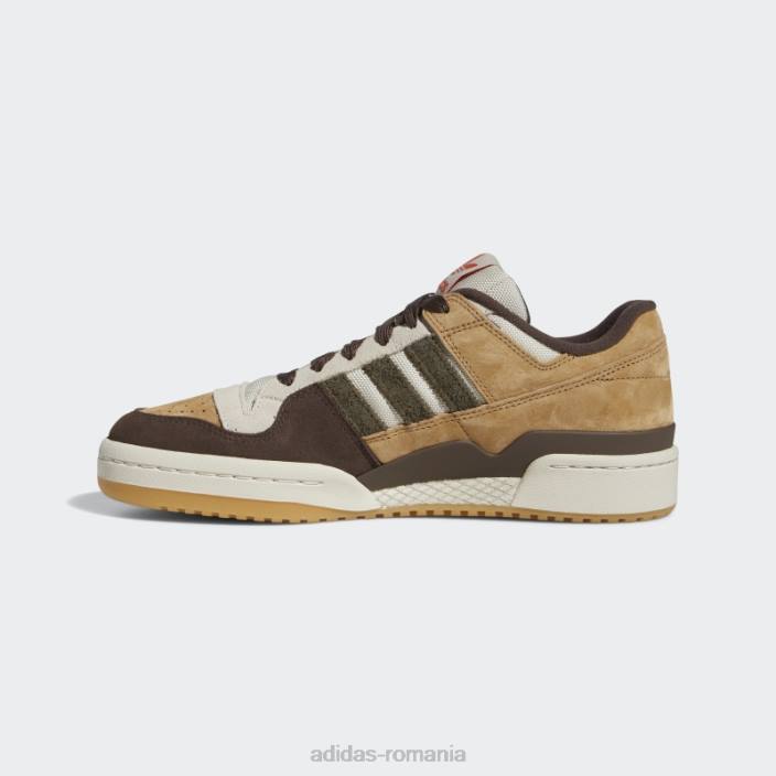 Adidas forum 84 pantofi joase aluminiu adidas bărbați aluminiu/ramură/maro 2JBN19926