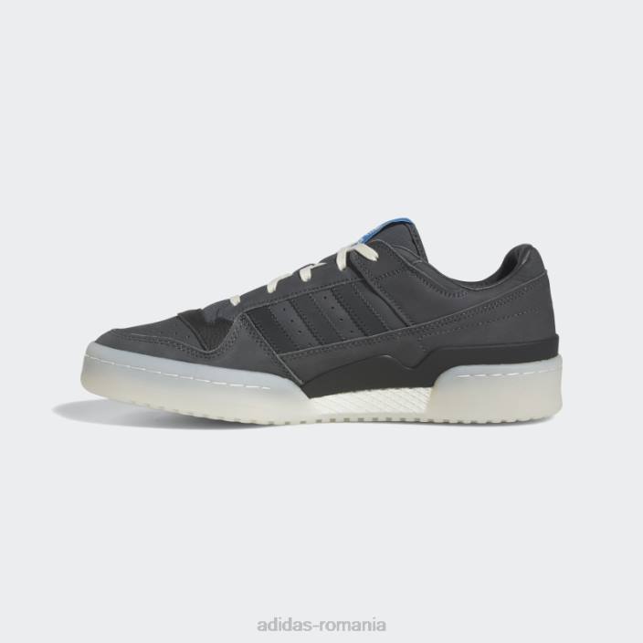 Adidas forum pantofi low carbon bărbați gri/carbon/negru 2JBN19345