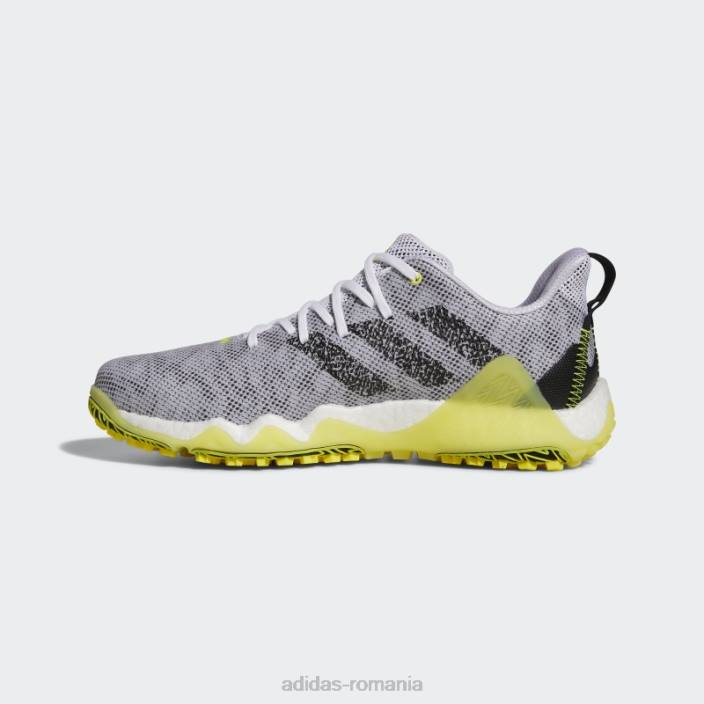 Adidas galben codechaos 22 pantofi de golf fără vârfuri bărbați alb/negru/galben 2JBN19713