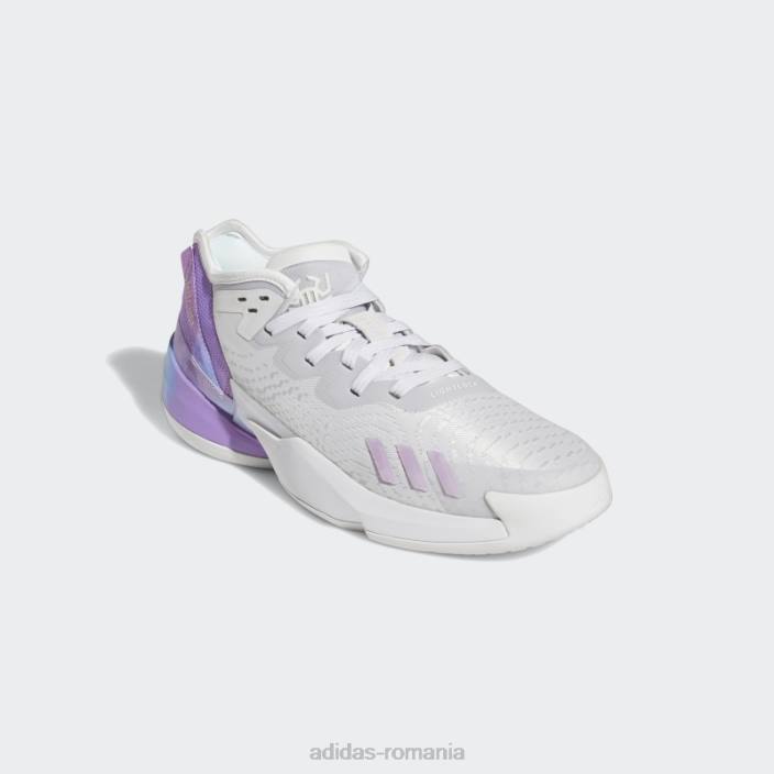 Adidas gri fierbinte d.o.n. numărul 4 pantofi de baschet bărbați liniuță gri/liliac/gri 2JBN19488