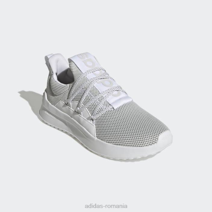 Adidas lite racer adapt 4.0 cloudfoam lifestyle pantofi slip-on alb bărbați alb/gri liniuță 2JBN19507