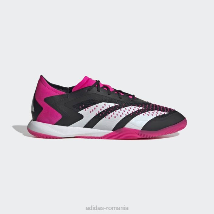Adidas negru predator precizie.1 pantofi de fotbal indoor adidas bărbați negru/alb/roz 2JBN19611