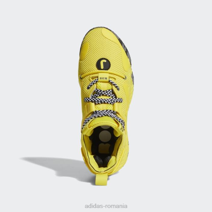 Adidas întări vol. 6 pantofi de baschet galbeni bărbați galben/negru 2JBN20012