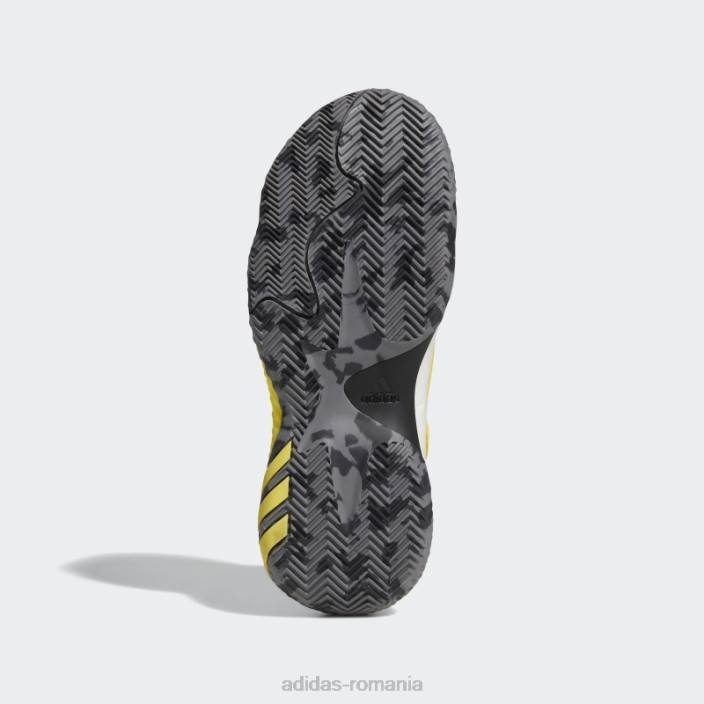 Adidas întări vol. 6 pantofi de baschet galbeni bărbați galben/negru 2JBN20012