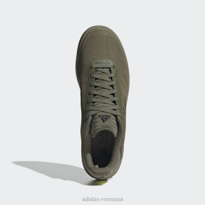 Adidas olive five ten sleuth dlx canvas mountain bike pantofi bărbați măsline/negru/lime 2JBN19805