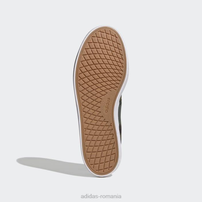 Adidas oxid verde vulcraid3r slip on bărbați oxid verde/alb 2JBN19409