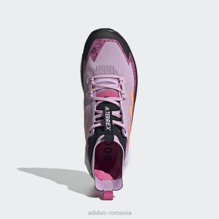 Adidas pantof de drumeție terrex free hiker 2 bca lila adidas bărbați liliac/portocaliu fascicul/magenta 2JBN19794