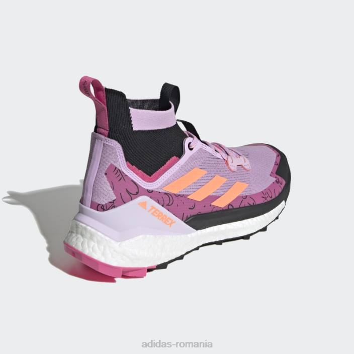 Adidas pantof de drumeție terrex free hiker 2 bca lila adidas bărbați liliac/portocaliu fascicul/magenta 2JBN19794