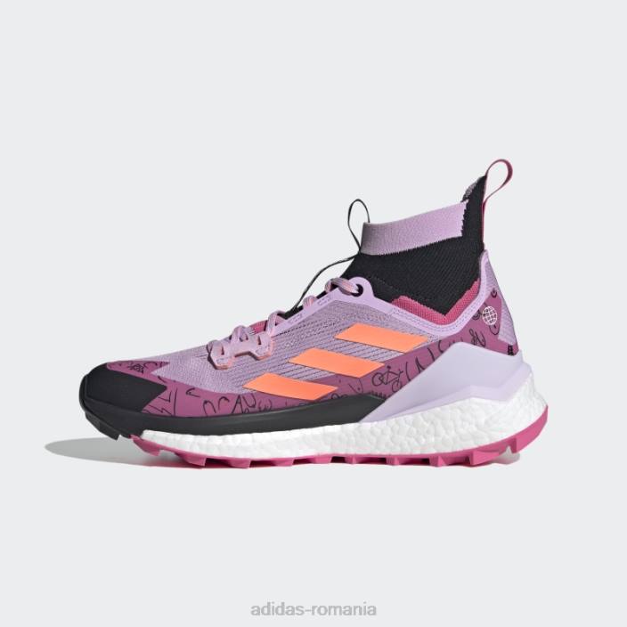 Adidas pantof de drumeție terrex free hiker 2 bca lila adidas bărbați liliac/portocaliu fascicul/magenta 2JBN19794