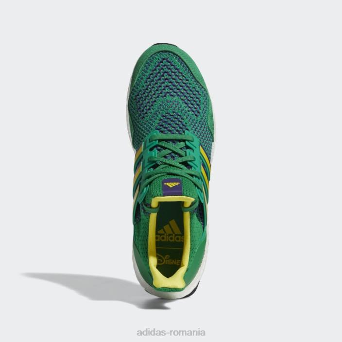 Adidas pantofi adidas ultraboost 1.0 dna mighty ducks verzi bărbați verde/galben/mov de facultate 2JBN19362