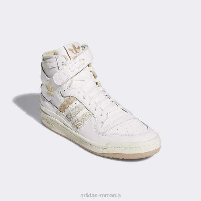 Adidas pantofi alb forum 84 hi bărbați alb/bej/aluminiu 2JBN19793