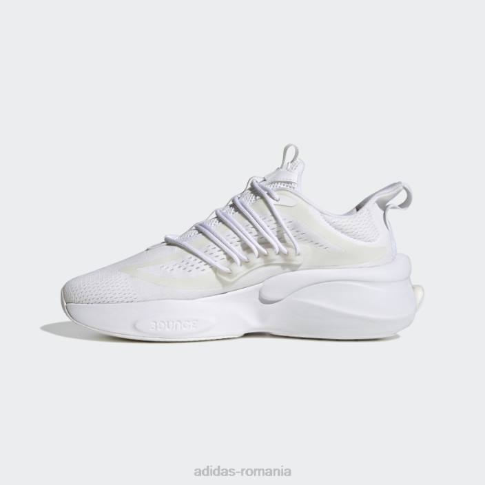 Adidas pantofi albi alphaboost v1 adidas bărbați alb 2JBN19431