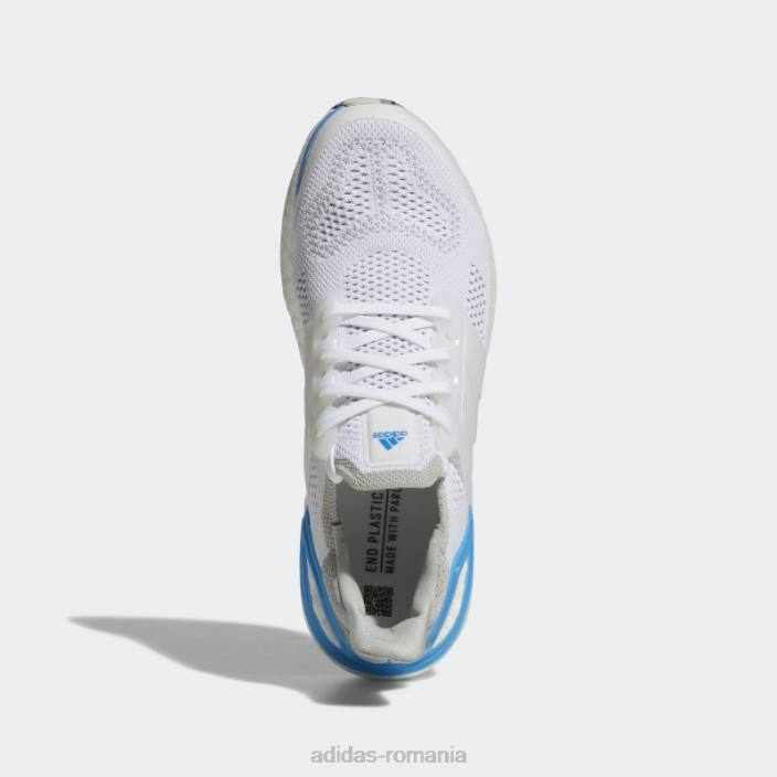 Adidas pantofi albi ultraboost 19,5 ADN bărbați alb/albastru 2JBN19481