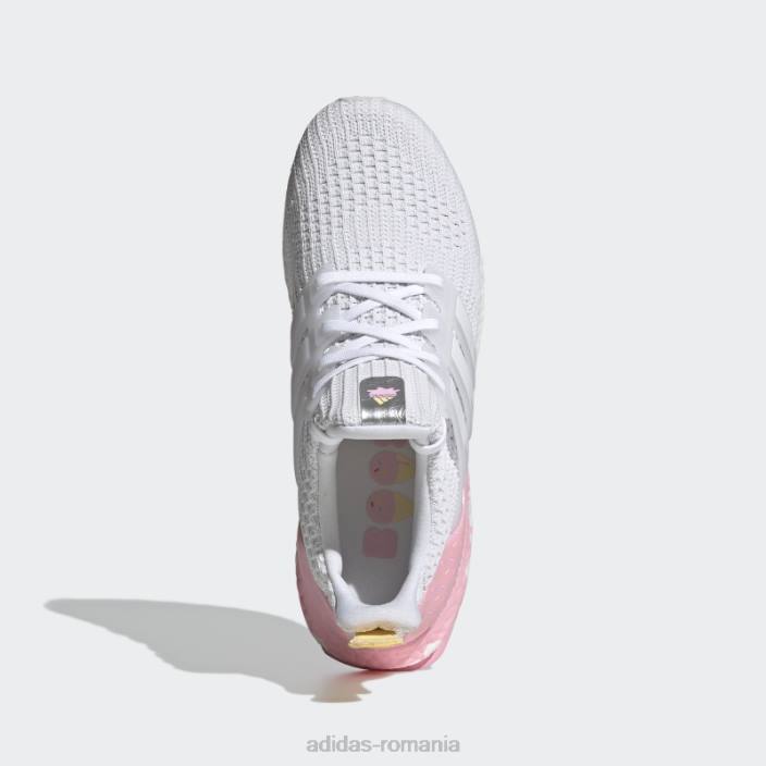 Adidas pantofi albi ultraboost DNA bărbați alb/roz deschis 2JBN19900