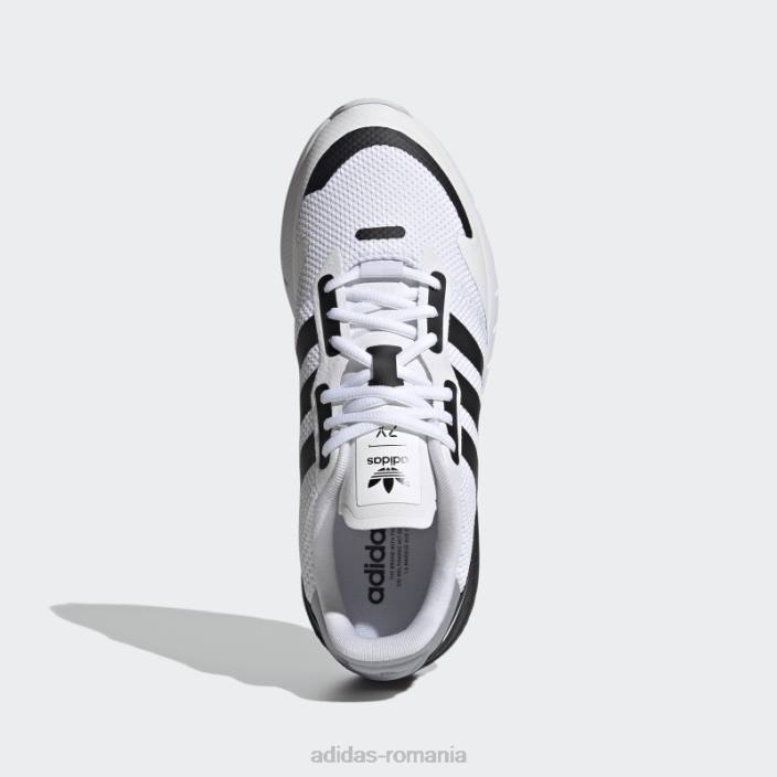 Adidas pantofi albi zx 1k boost bărbați alb/negru/argintiu 2JBN19378
