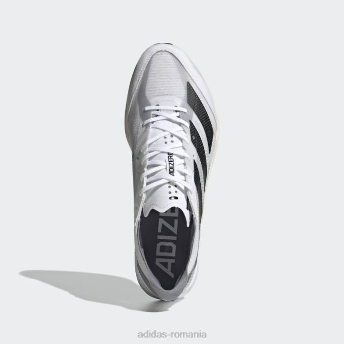 Adidas pantofi alergare adizero adios 7 alb bărbați alb/negru/gri 2JBN19682
