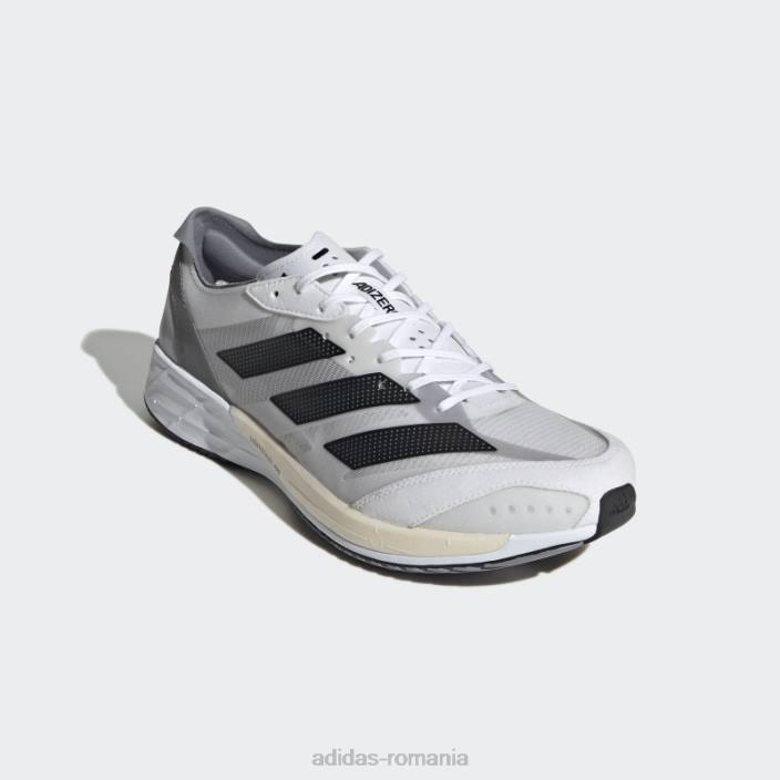 Adidas pantofi alergare adizero adios 7 alb bărbați alb/negru/gri 2JBN19682