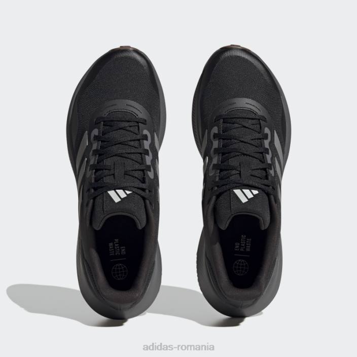 Adidas pantofi alergare runfalcon 3 tr negri bărbați negru/gri/carbon 2JBN19711