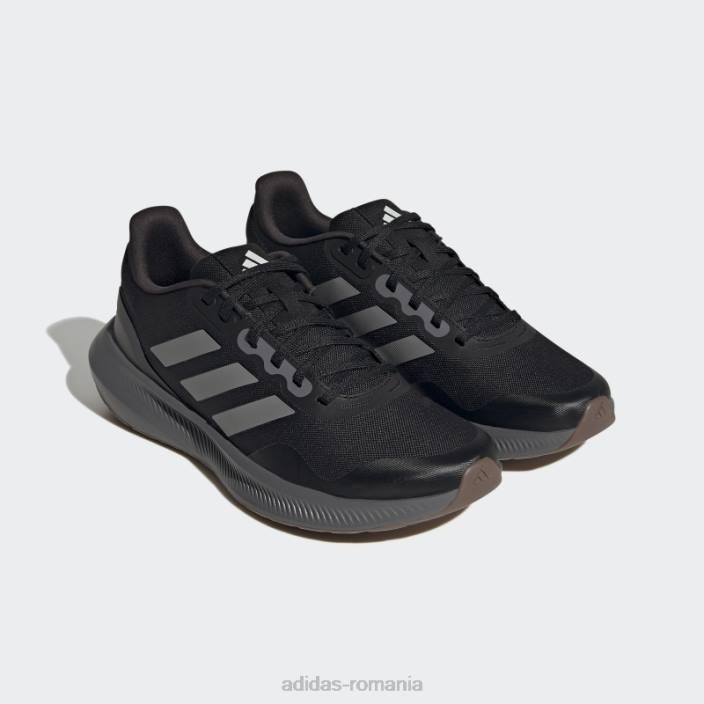 Adidas pantofi alergare runfalcon 3 tr negri bărbați negru/gri/carbon 2JBN19711
