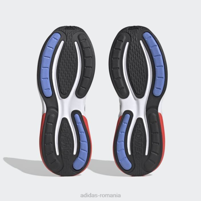 Adidas pantofi alphabounce+ albi bărbați alb/argintiu/albastru 2JBN19639