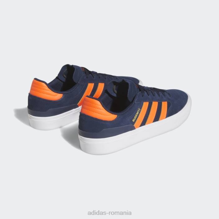 Adidas pantofi busenitz vulc 2 bleumarin bărbați bleumarin/portocaliu/auriu metalic 2JBN19483