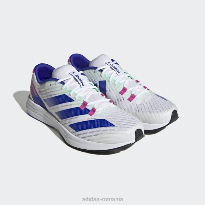 Adidas pantofi de alergare albi adizero rc 5 adidas bărbați alb/albastru/negru 2JBN19803