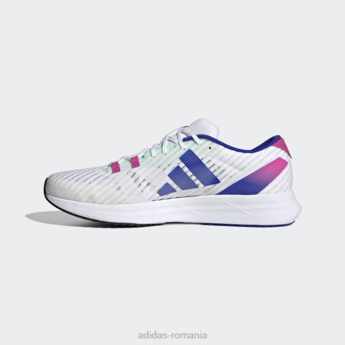 Adidas pantofi de alergare albi adizero rc 5 adidas bărbați alb/albastru/negru 2JBN19803