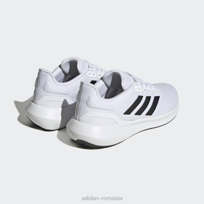 Adidas pantofi de alergare albi runfalcon 3 cloudfoam bărbați alb negru 2JBN19444