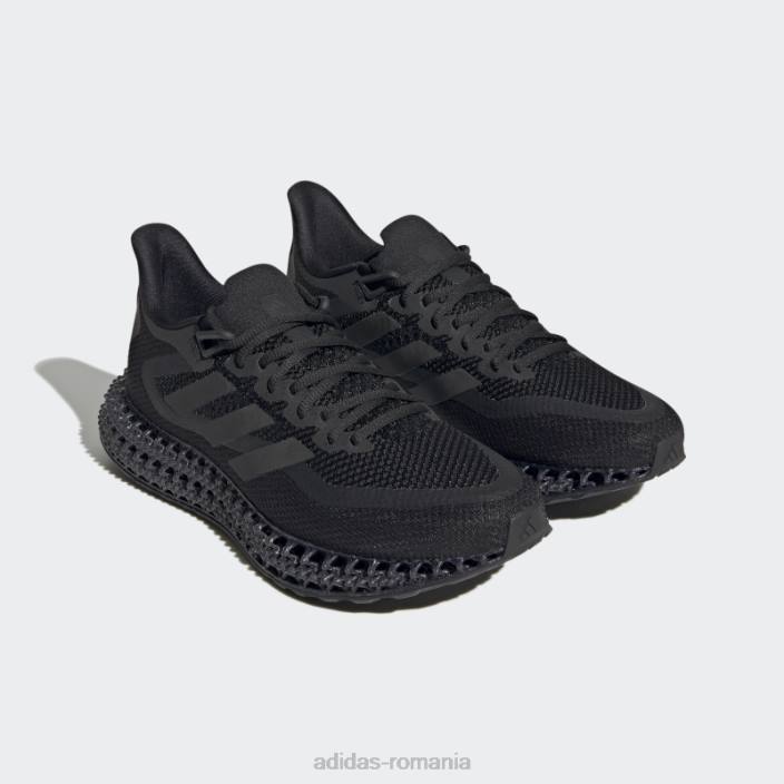 Adidas pantofi de alergare black hot 4dfwd bărbați negru 2JBN19299