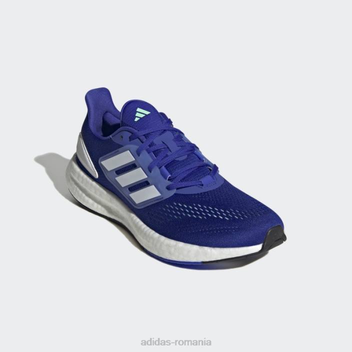 Adidas pantofi de alergare blue pureboost 22 bărbați albastru/alb/mentă 2JBN19624