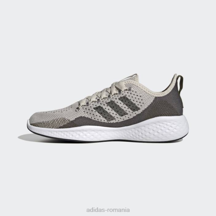 Adidas pantofi de alergare fluidflow 2.0 din aluminiu bărbați aluminiu/negru/gri 2JBN19354