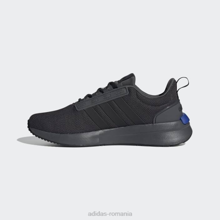 Adidas pantofi de alergare gri racer tr21 bărbați gri/negru/cerneală 2JBN19853