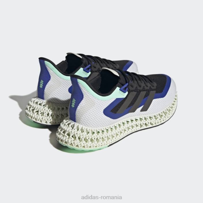Adidas pantofi de alergare negri 4dfwd moda bărbați negru/metalic/albastru 2JBN19446