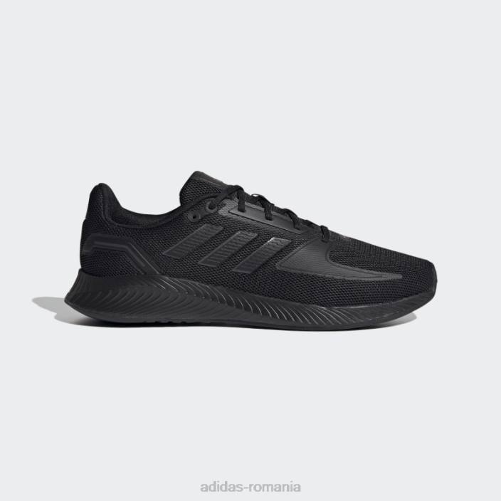 Adidas pantofi de alergare runfalcon 2.0 negri bărbați gri inchis 2JBN19396