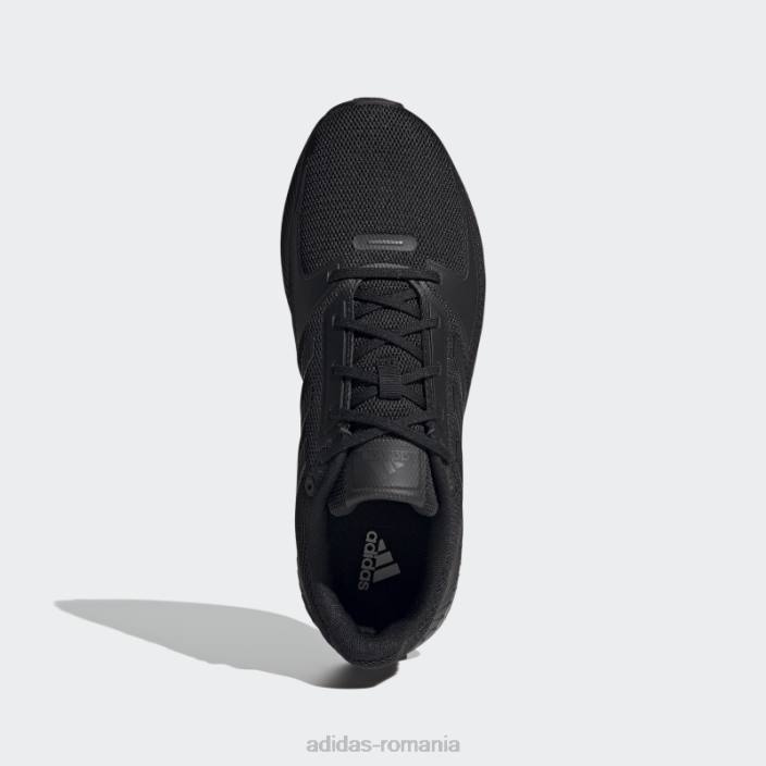 Adidas pantofi de alergare runfalcon 2.0 negri bărbați gri inchis 2JBN19396