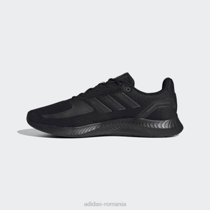 Adidas pantofi de alergare runfalcon 2.0 negri bărbați gri inchis 2JBN19396