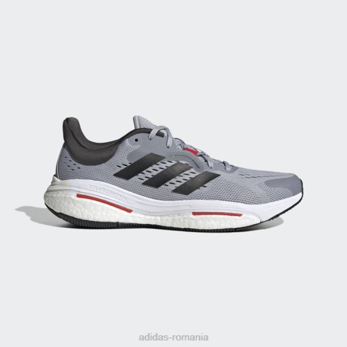 Adidas pantofi de alergare solarcontrol argintii bărbați argintiu/negru/ stacojiu 2JBN19442