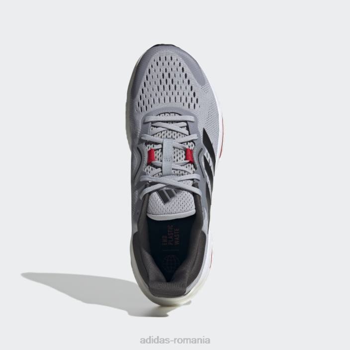 Adidas pantofi de alergare solarcontrol argintii bărbați argintiu/negru/ stacojiu 2JBN19442