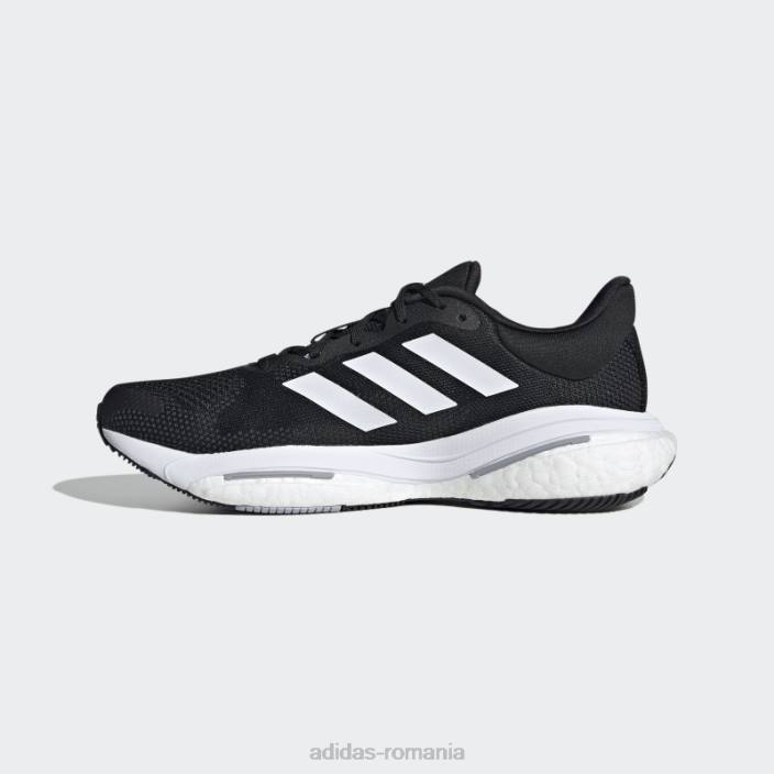 Adidas pantofi de alergare solarglide 5 alb bărbați negru/alb/gri 2JBN19379