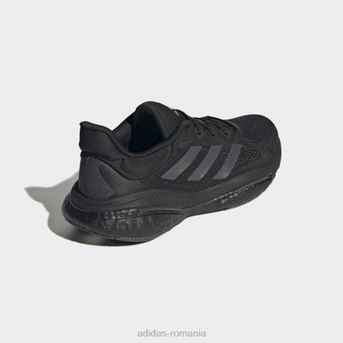 Adidas pantofi de alergare solarglide 6 negri bărbați negru/gri/carbon 2JBN19802