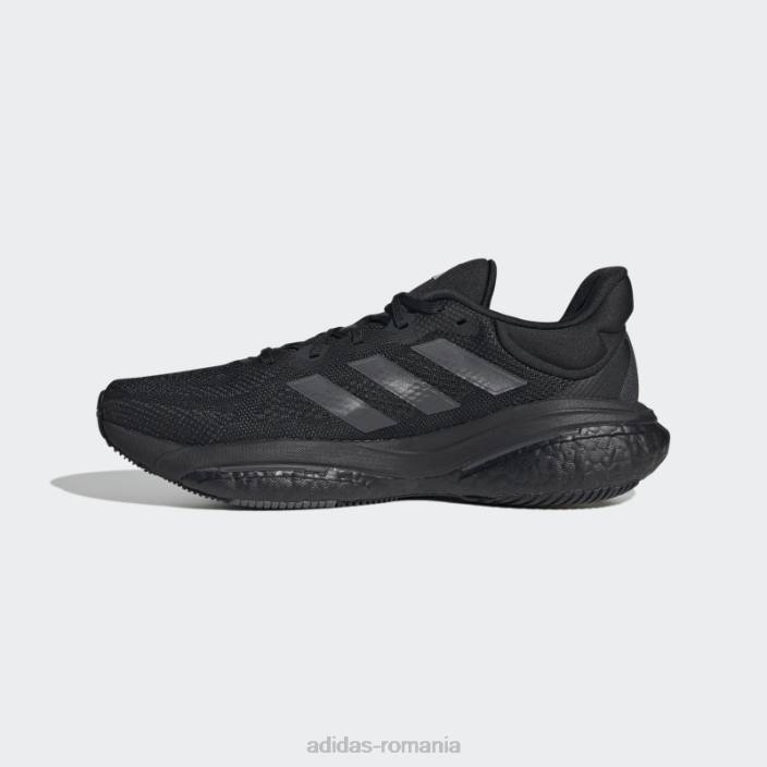 Adidas pantofi de alergare solarglide 6 negri bărbați negru/gri/carbon 2JBN19802