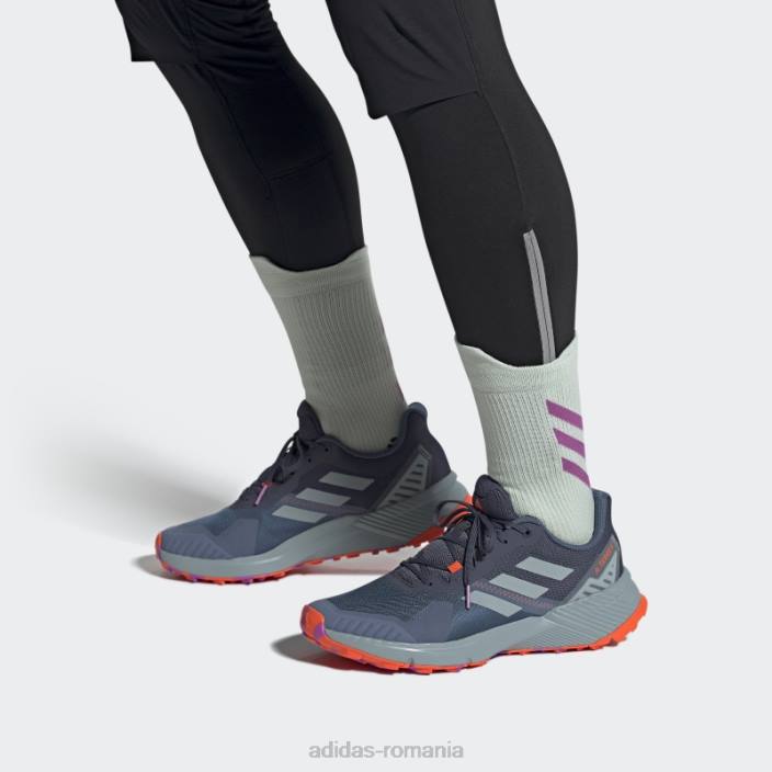 Adidas pantofi de alergare terrex soulstride oțel adidas bărbați otel/gri met/portocaliu 2JBN19908