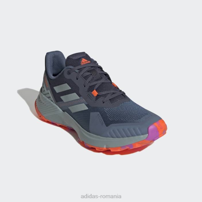 Adidas pantofi de alergare terrex soulstride oțel adidas bărbați otel/gri met/portocaliu 2JBN19908