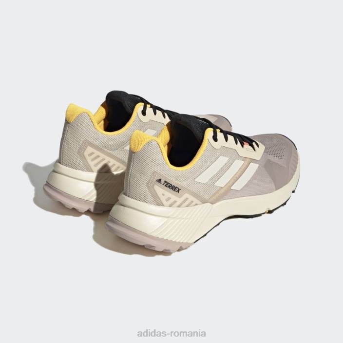 Adidas pantofi de alergare terrex soulstride taupe adidas bărbați taupe/alb/auriu 2JBN19344