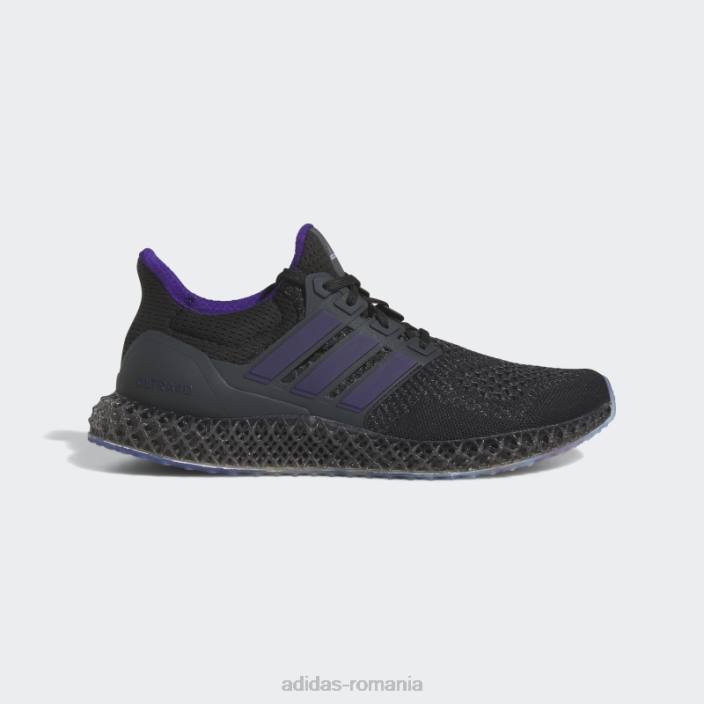 Adidas pantofi de alergare ultra 4d negri bărbați negru/mov de facultate/portocaliu 2JBN19330
