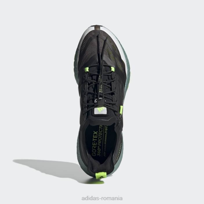 Adidas pantofi de alergare ultraboost 21 gore-tex alb bărbați alb/negru/verde 2JBN19471