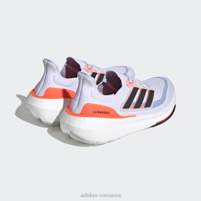 Adidas pantofi de alergare ultraboost light alb adidas bărbați alb/negru/rosu 2JBN19296