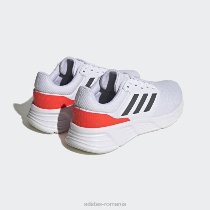 Adidas pantofi de alergat galaxy 6 albi bărbați alb/gri/rosu 2JBN19336