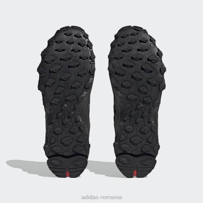 Adidas pantofi de aventură hyperturf negri bărbați negru/carbon/gri 2JBN19880