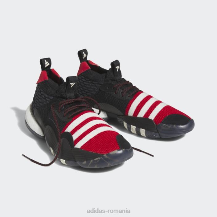 Adidas pantofi de baschet black trae young 2.0 bărbați negru/stacojiu/alb 2JBN19306